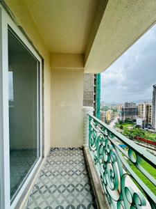 Balcony Image of 1160 Sq.ft 2 BHK Apartment / Flat for rent in Tharwani Vedant Palacia Wing A Aetius, Kalyan West Kalyan for Rs. 30500