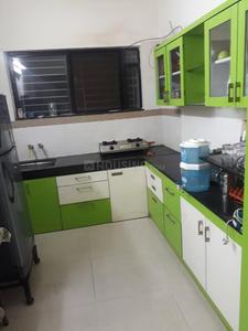 Kitchen Image of 500 Sq.ft 1 BHK Apartment / Flat for rent in Swapna Sankul, Rahatani Pune for Rs. 23000