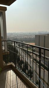 Balcony Image of 1114 Sq.ft 2 BHK Apartment / Flat for rent in Bhartiya Nikoo Homes Phase 2, Thanisandra Bengaluru for Rs. 37500