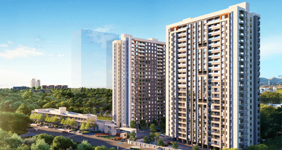 Image of 1396 Sq.ft 3 BHK Apartment / Flat for sale in Kolte Patil Little Earth, Mamurdi, Pune for Rs. 9500000