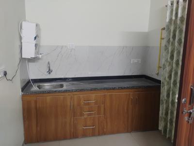 Kitchen Image of 445 Sq.ft 1 BHK Apartment / Flat for rent in Scheme 103 Indore for Rs. 15000