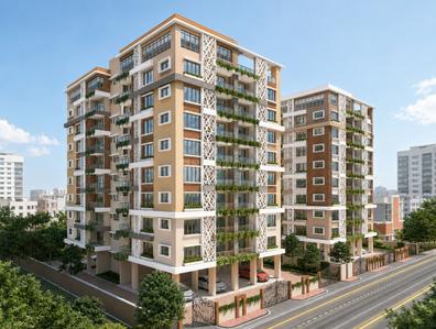 Image of 1628 Sq.ft 3 BHK Apartment / Flat for sale in New Town, Kolkata for Rs. 16500000