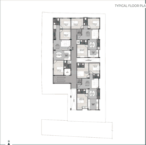 Image of 1150 Sq.ft 3 BHK Apartment / Flat for sale in Choolaimedu, Chennai for Rs. 16500000