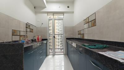 Kitchen Image of 720 Sq.ft 1 BHK Apartment / Flat for rent in Marathon Nexzone Cedar 1, Panvel Navi Mumbai for Rs. 15000