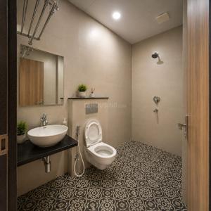 Bathroom Image of 300 Sq.ft 1 BHK Apartment / Flat for rent in Scheme No 140 Indore for Rs. 20000
