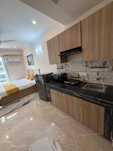 Kitchen Image of 300 Sq.ft 1 RK Studio for rent in Sector 51 Gurgaon for Rs. 29000