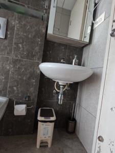 Bathroom Image of 450 Sq.ft 1 BHK Apartment / Flat for rent in Emami Tejomaya, Navalur Chennai for Rs. 150000