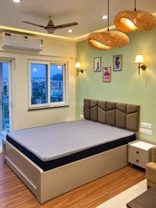 Bedroom Image of 450 Sq.ft 1 RK Studio for rent in Puravankara Silversands, Mundhwa Pune for Rs. 35000