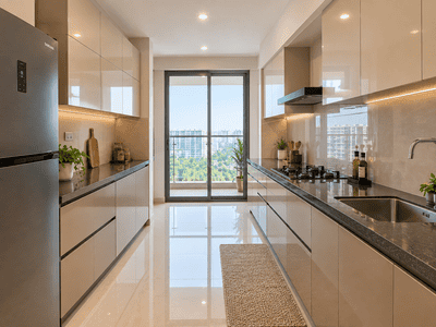 Image of 1180 Sq.ft 2 BHK Apartment / Flat for sale in Adarsh Park Heights, Gunjur Village, Bengaluru for Rs. 11900000