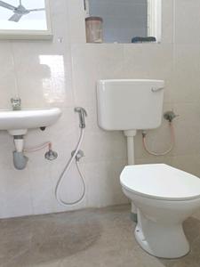 Common Bathroom Image of 521 Sq.ft 1 BHK Apartment / Flat for rent in Wadgaon Sheri Pune for Rs. 23000