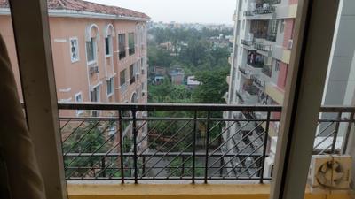 Balcony Image of 1200 Sq.ft 3 BHK Apartment / Flat for rent in Siddha Pines Apartments, Rajarhat Kolkata for Rs. 35000