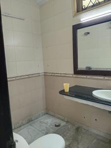 Bathroom Image of 500 Sq.ft 1 BHK Builder Floor for rent in Khirki Extension New Delhi for Rs. 17000