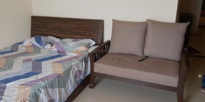 Bedroom Image of 320 Sq.ft 1 RK Apartment / Flat for rent in Nyati Elysia, Kharadi Pune for Rs. 24000