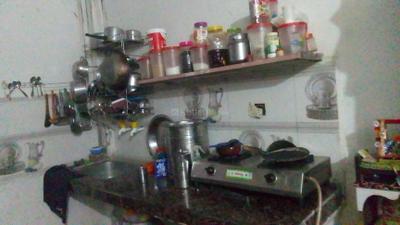 Kitchen Image of 333 Sq.ft 1 BHK Independent House for sale in Mandoli New Delhi for Rs. 3500000