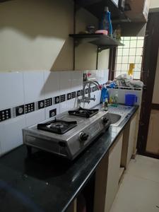 Kitchen Image of 750 Sq.ft 1 BHK Independent House for rent in Vazhuthacaud Thiruvananthapuram for Rs. 18000