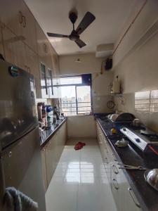 Kitchen Image of 952 Sq.ft 2 BHK Apartment / Flat for sale in Satguru Solitaire, Kasarvadavali Thane for Rs. 11000000