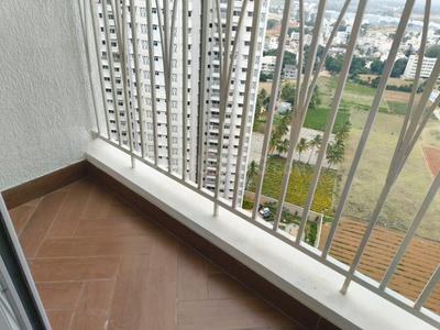 Balcony Image of 644 Sq.ft 1 BHK Apartment / Flat for rent in Eden Park At The Prestige City, Sarjapur Bengaluru for Rs. 31000