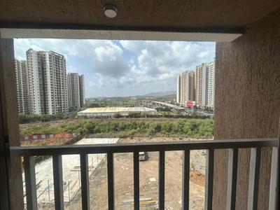 Balcony Image of 950 Sq.ft 3 BHK Apartment / Flat for rent in Kini Pinnacle, Naigaon East Naigaon for Rs. 20000