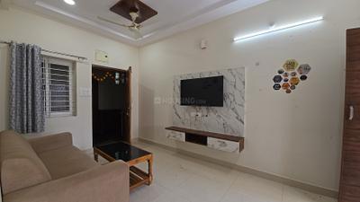 Living Room Image of 760 Sq.ft 1 BHK Apartment / Flat for rent in Kondapur Hyderabad for Rs. 28500