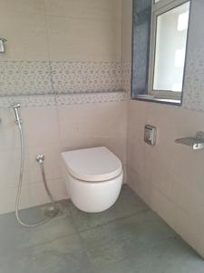 Common Bathroom Image of 1555 Sq.ft 3 BHK Apartment / Flat for rent in Tharwani Rosewood Heights, Kharghar Navi Mumbai for Rs. 55000