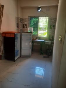 Kitchen Image of 600 Sq.ft 1 RK Apartment / Flat for rent in Baguiati Kolkata for Rs. 15000