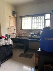 Kitchen Image of 600 Sq.ft 1 BHK Apartment / Flat for rent in BU Bhandari Planet Millenium Apartment, Pimple Saudagar Pune for Rs. 25000