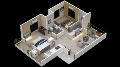 Image of 1008 Sq.ft 2 BHK Apartment / Flat for sale in Gultekdi, Pune for Rs. 12500000