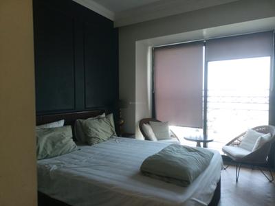 Bedroom Image of 585 Sq.ft 1 BHK Apartment / Flat for rent in Godrej The Trees, Vikhroli East Mumbai for Rs. 75000