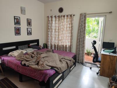 Bedroom Image of 1150 Sq.ft 2 BHK Apartment / Flat for rent in Prestige Palms, Whitefield Bengaluru for Rs. 53000
