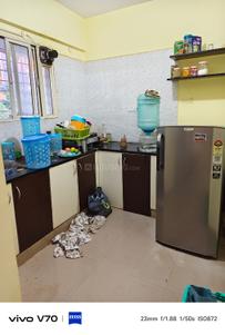 Kitchen Image of 600 Sq.ft 1 BHK Independent House for rent in Mahadevapura Bengaluru for Rs. 23000