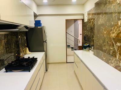 Kitchen Image of 1972 Sq.ft 3 BHK Penthouse for sale in Goyal Orchid Whitefield, Makarba Ahmedabad for Rs. 21500000