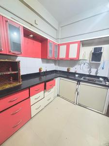 Kitchen Image of 750 Sq.ft 1 BHK Independent House for rent in Mahalakshmi Nagar Indore for Rs. 14000