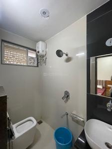 Bathroom Image of 1000 Sq.ft 1 BHK Apartment / Flat for rent in Vijay Nagar Indore for Rs. 15000