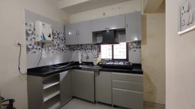 Kitchen Image of 580 Sq.ft 1 BHK Apartment / Flat for rent in Raunak City, Kalyan West Kalyan for Rs. 17500