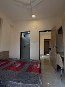 Bedroom Image of 550 Sq.ft 1 BHK Builder Floor for rent in Vijay Nagar Indore for Rs. 17500