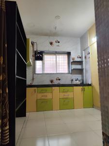 Kitchen Image of 550 Sq.ft 1 BHK Apartment / Flat for rent in Siddhivinayak Jai Ganesh 24, Bhosari Pune for Rs. 16000