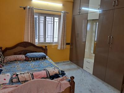 Bedroom Image of 1200 Sq.ft 1 BHK Builder Floor for rent in Nagarbhavi Bengaluru for Rs. 13500