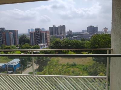 Balcony Image of 2025 Sq.ft 3 BHK Apartment / Flat for rent in Meera Bellevue, Raysan Gandhinagar for Rs. 26000