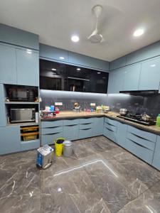 Kitchen Image of 2394 Sq.ft 3 BHK Apartment / Flat for sale in Ganesh Maple Tree Garden Homes, Thaltej Ahmedabad for Rs. 25500000