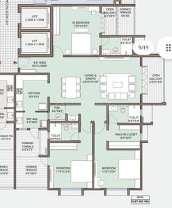 Image of 1068 Sq.ft 2 BHK Apartment / Flat for sale in Mittal Sun Orchid, Kothrud, Pune for Rs. 17300000