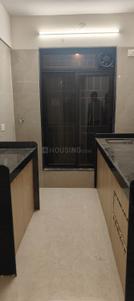 Kitchen Image of 380 Sq.ft 1 BHK Builder Floor for rent in Kripa Serene, Vikhroli East Mumbai for Rs. 33000