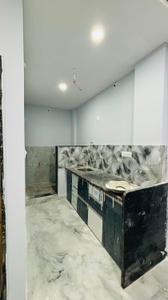 Kitchen Image of 550 Sq.ft 1 BHK Builder Floor for rent in Mahalakshmi Nagar Indore for Rs. 13999