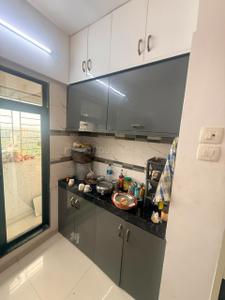 Kitchen Image of 680 Sq.ft 2 BHK Apartment / Flat for rent in Sunrise Glory, Shilphata Thane for Rs. 28000