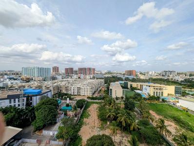 Balcony Image of 1351 Sq.ft 3 BHK Apartment / Flat for rent in Godrej Air, Hoodi Bengaluru for Rs. 110000