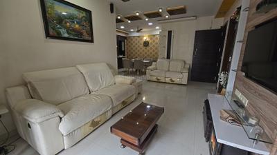 Living Room Image of 880 Sq.ft 3 BHK Apartment / Flat for rent in Gundecha Altura, Kanjurmarg West Mumbai for Rs. 80000