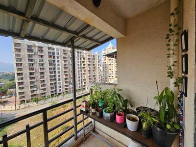 Balcony Image of 780 Sq.ft 1 BHK Apartment / Flat for sale in Badlapur West Badlapur for Rs. 3500000