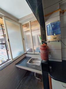 Kitchen Image of 1080 Sq.ft 2 BHK Apartment / Flat for rent in Dharmadev Ghanshyam Park, Naranpura Ahmedabad for Rs. 31000