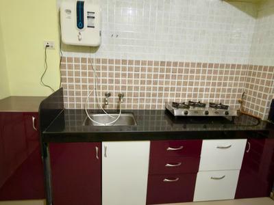 Kitchen Image of 610 Sq.ft 1 BHK Apartment / Flat for rent in Pimple Gurav Pune for Rs. 20000