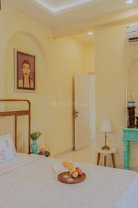Bedroom Image of 800 Sq.ft 1 BHK Apartment / Flat for rent in Marna Siolim Goa for Rs. 45000