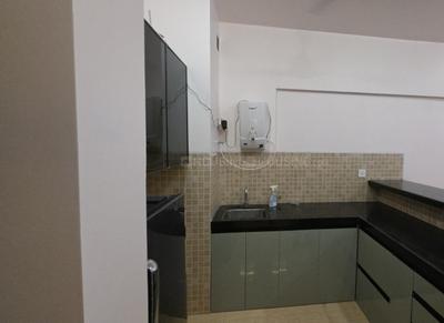 Kitchen Image of 639 Sq.ft 1 BHK Studio for rent in Lodha Belmondo, Gahunje Pune for Rs. 40000